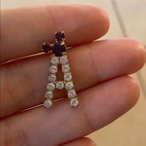 Mickey “A” Pin with costume jewels Disney